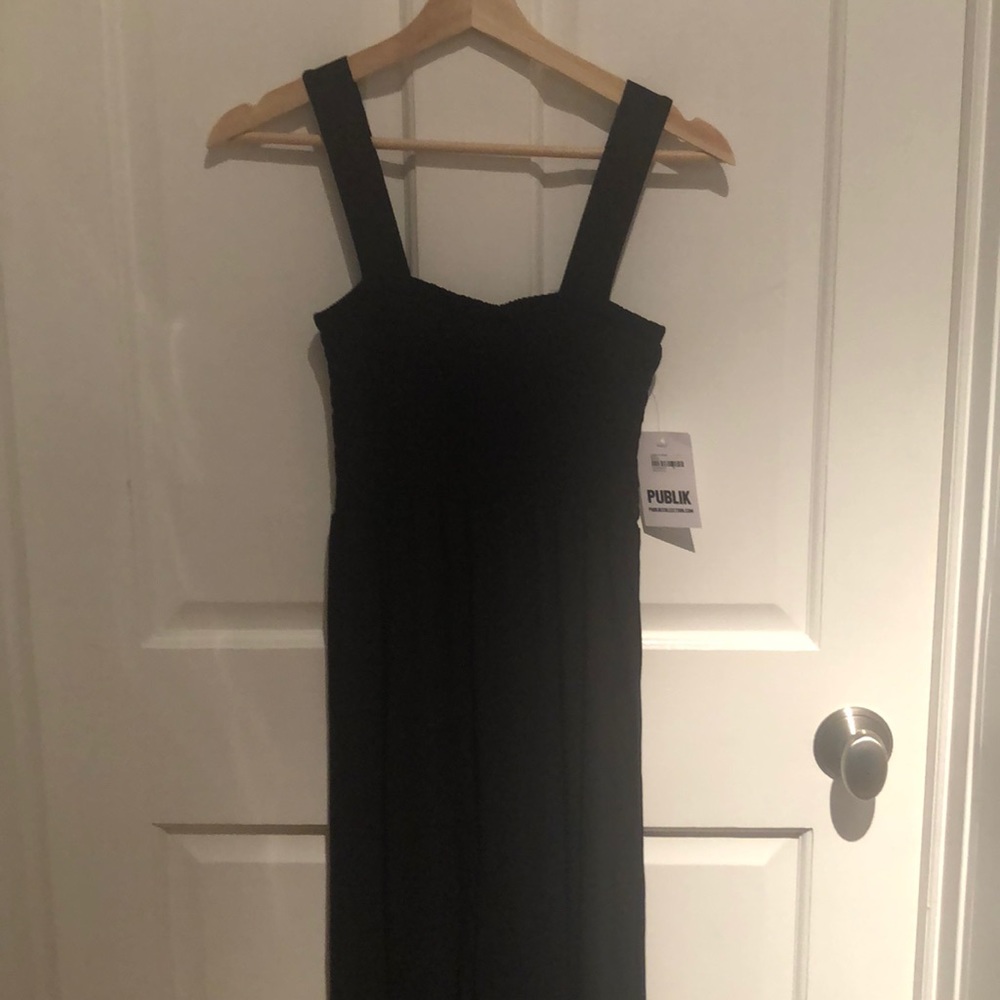 Forever 21 smocked wide-leg Jumpsuit